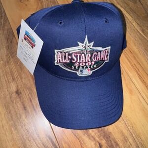 Annco MLB 2001 All Star Game Hat Mens OSFM Navy New Seattle Snapback Baseball